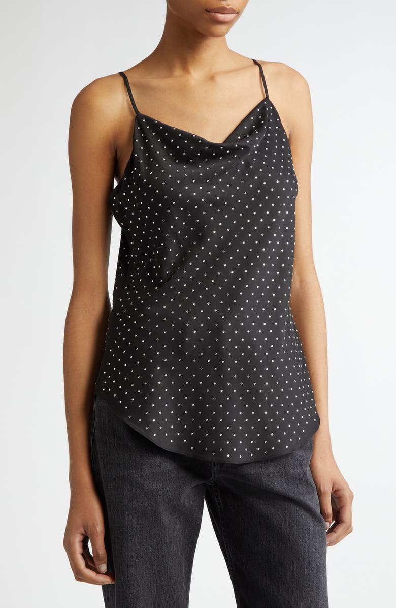 Cinq à Sept Marta Crystal Embellished Camisole, Alternate, color,