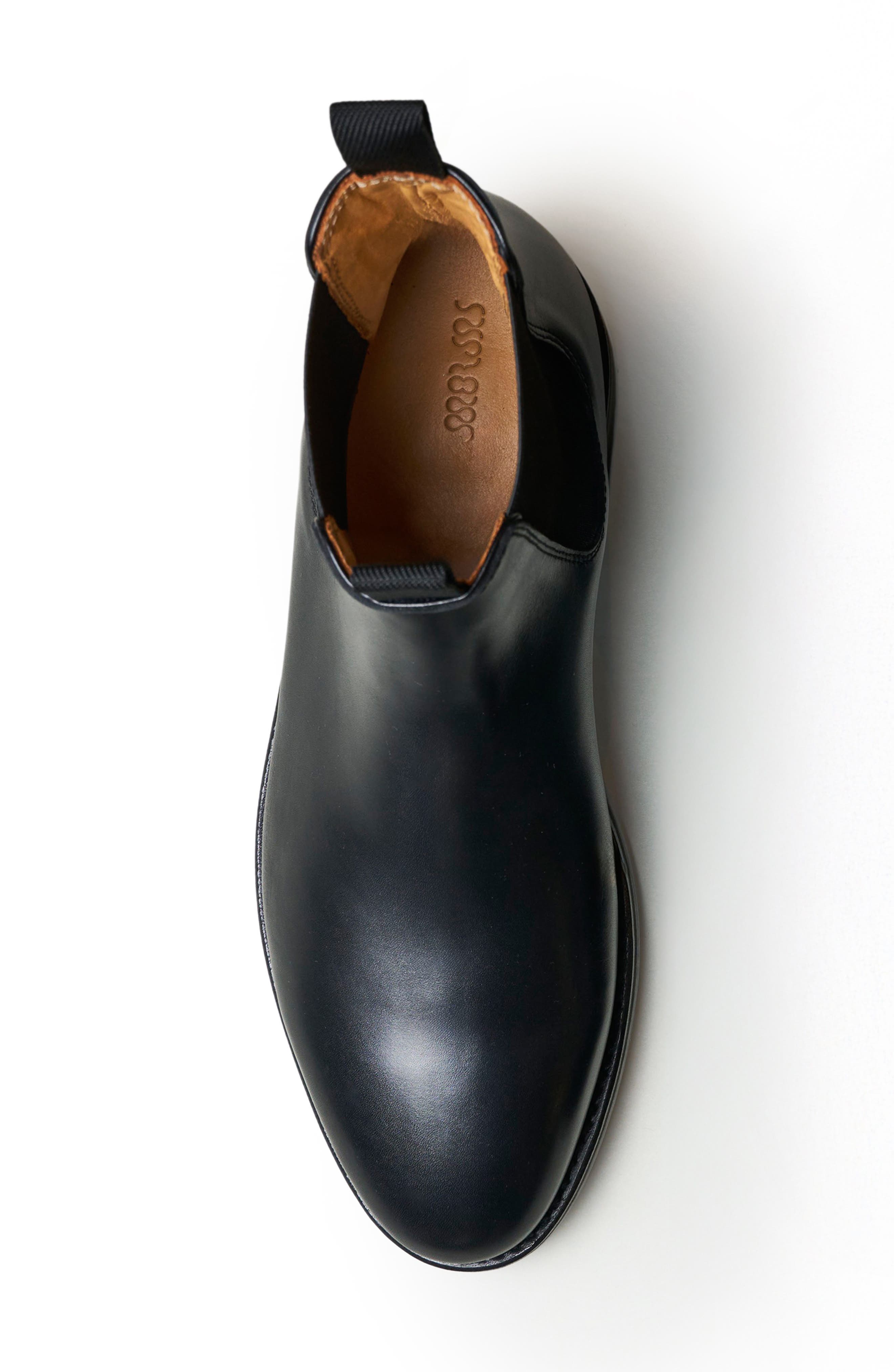 MORJAS The Chelsea Boot, Alternate, color, Black Calf