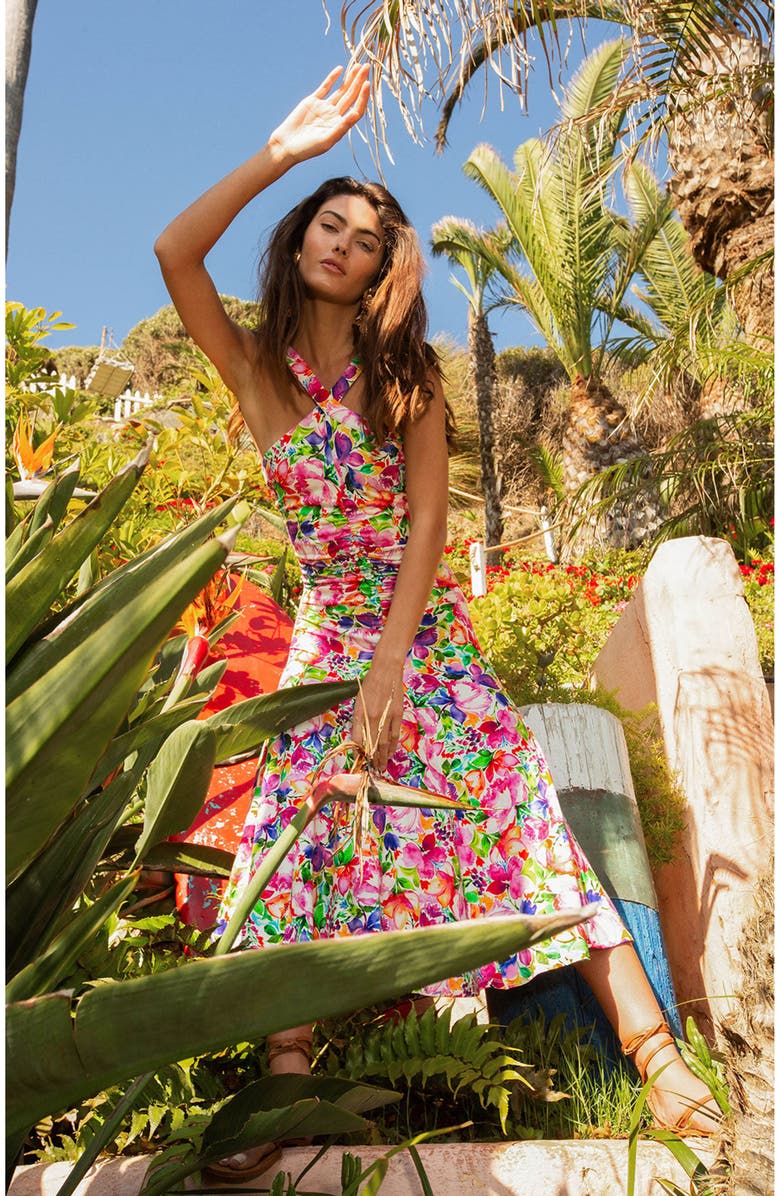 Hale Bob Mckenna Halter Dress, Main, color,