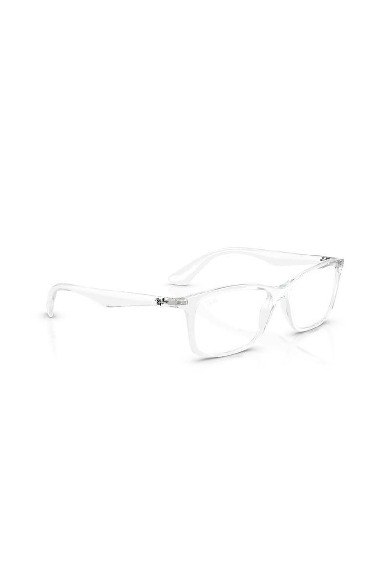 Ray-Ban 56mm Square optical glasses, Alternate, color, Transparent