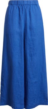 Eileen Fisher Linen Wide Leg Pants