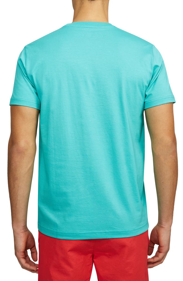 Psycho Bunny Solid V-Neck T-Shirt, Alternate, color,