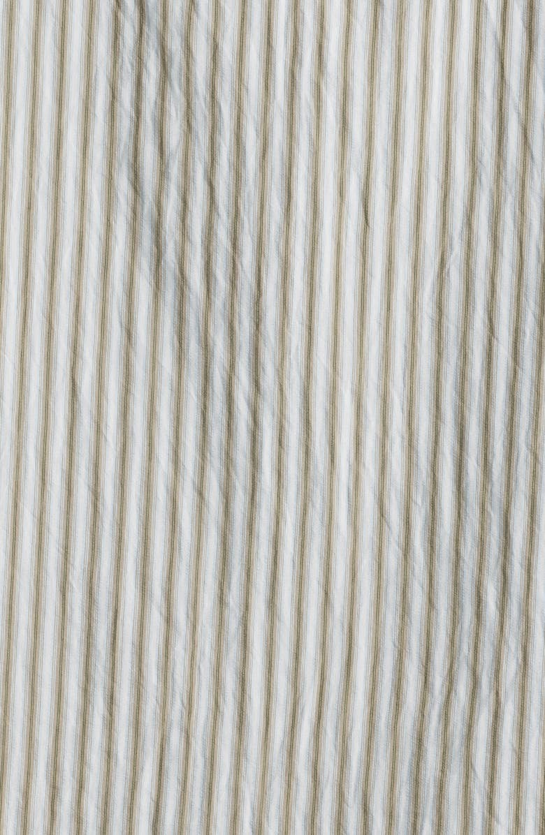 Wax London Shelly Stripe Button-Up Shirt, Alternate, color, Sage