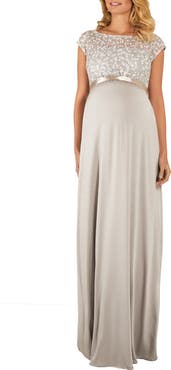Tiffany Rose Maternity Mia Lace & Jersey Maternity Gown