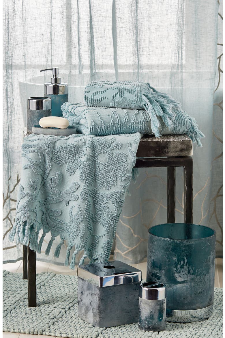 Ocean Reef Bath Towel, Alternate, color, SEAFOAM