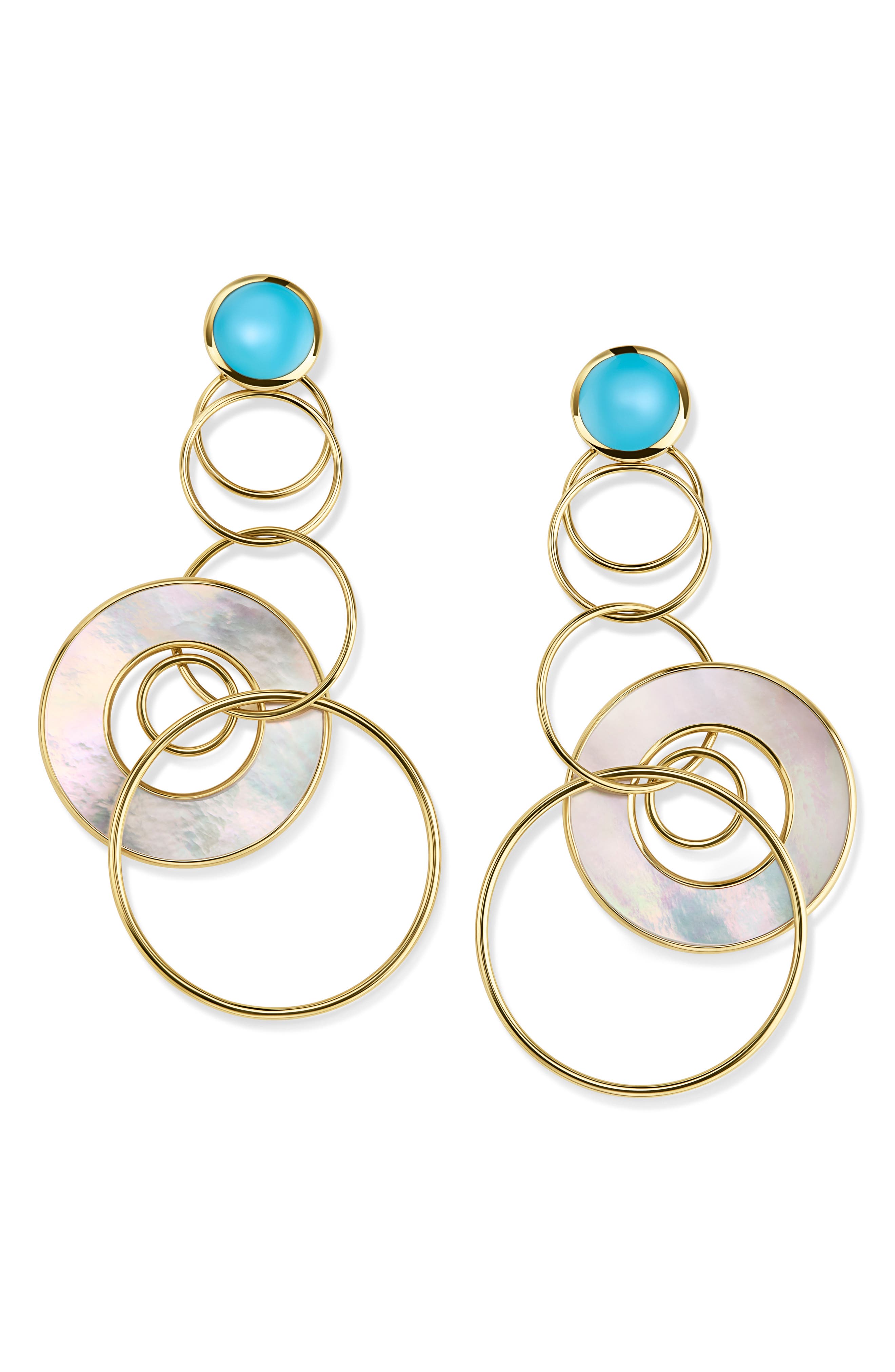 Ippolita 18K Gold Polished Rock Candy 2.5-Inch Drop Earrings