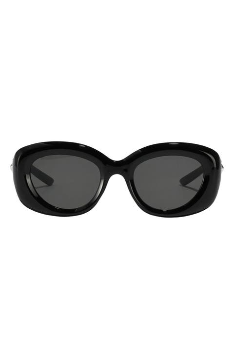 Bianca 54mm Polarized Round Sunglasses