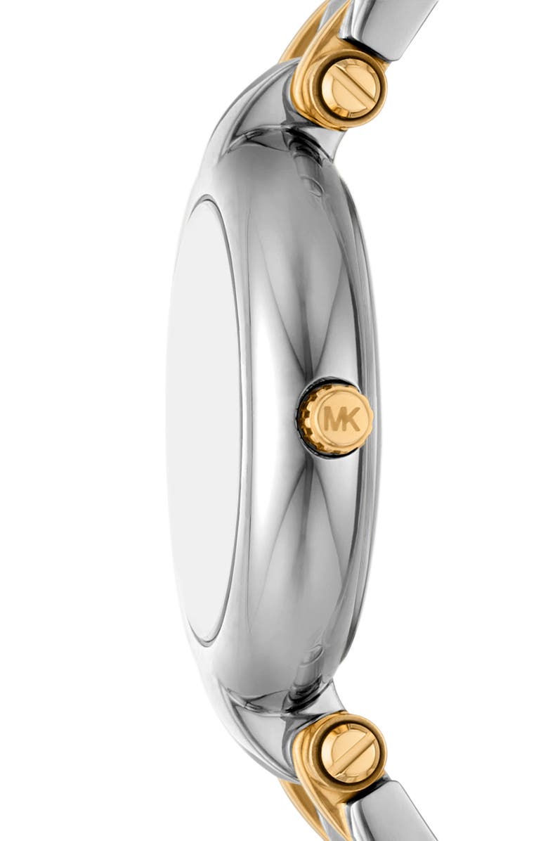 MICHAEL Michael Kors Laney Two-Tone Quartz Bracelet Watch, 30mm, Alternate, color, Gold, Silver