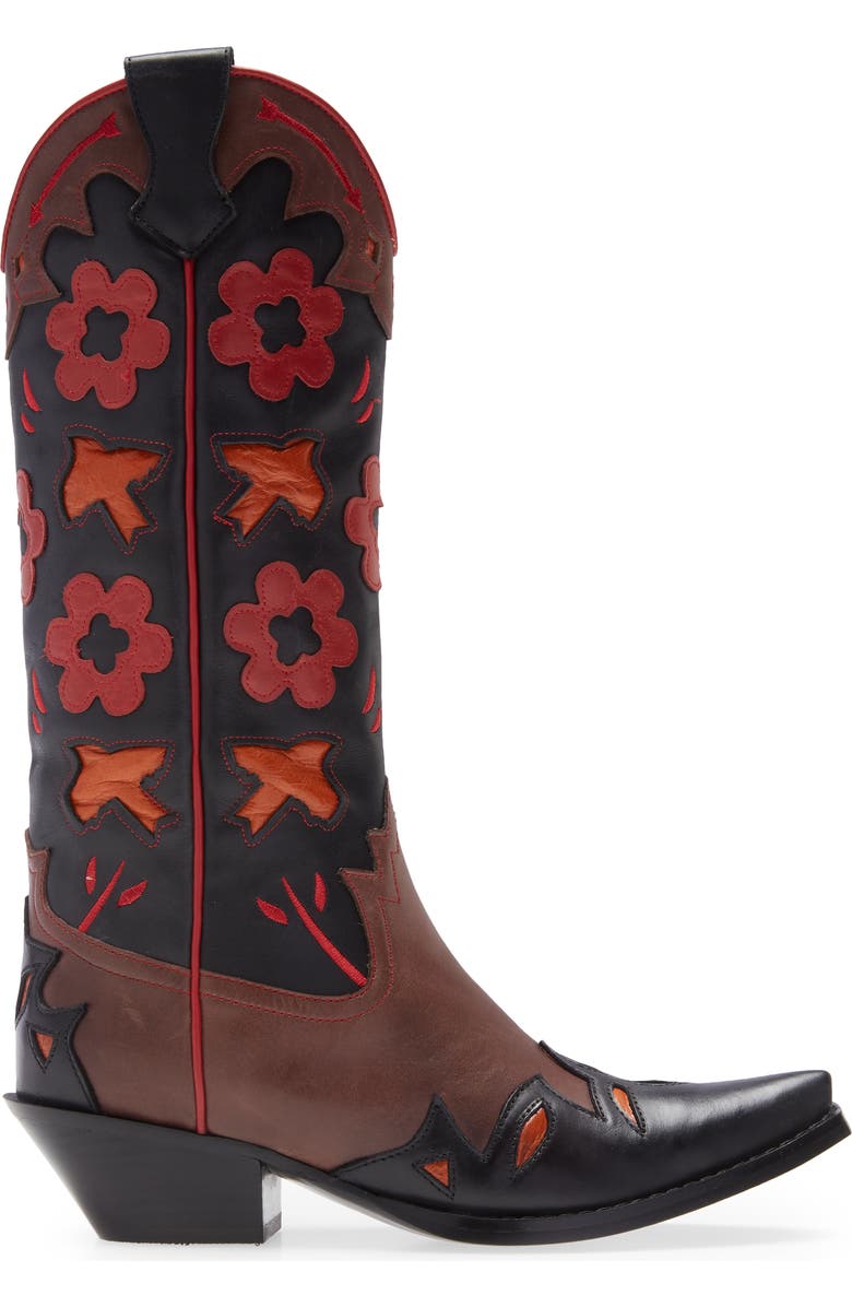 Jeffrey Campbell Looney Patch Western Boot, Alternate, color,