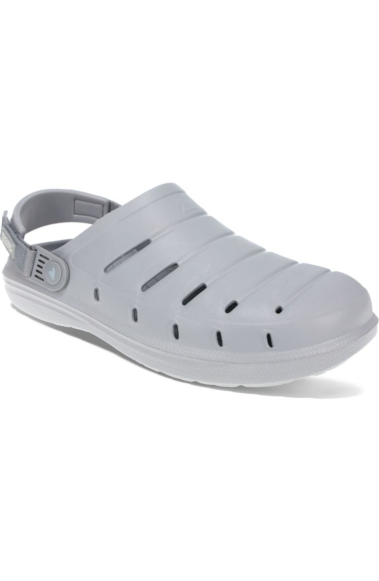 RUGGED SHARK Mens Cove Clogs, Main, color, Grey