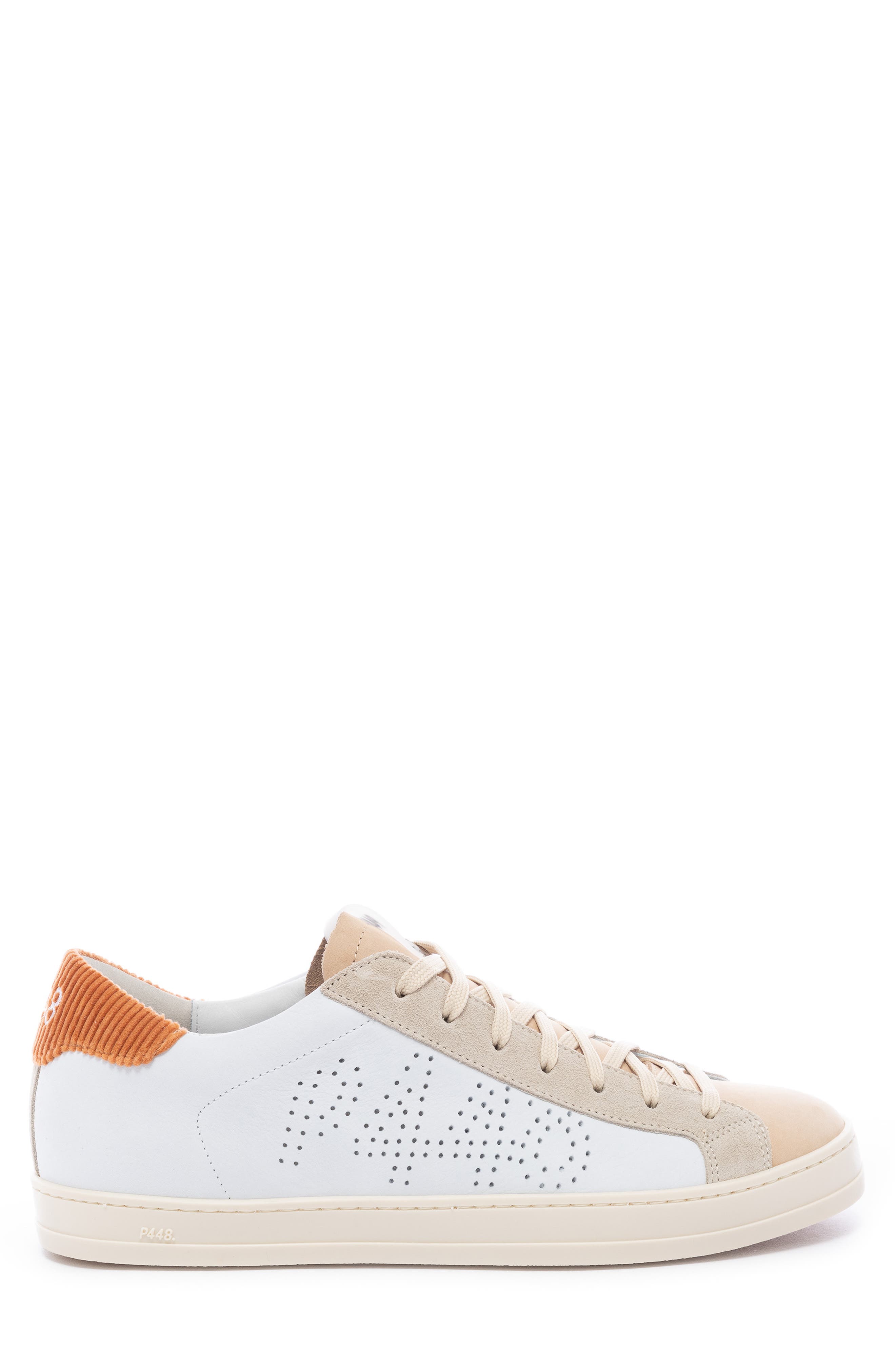 P448 John Low Top Sneaker, Alternate, color, Whi-Camel