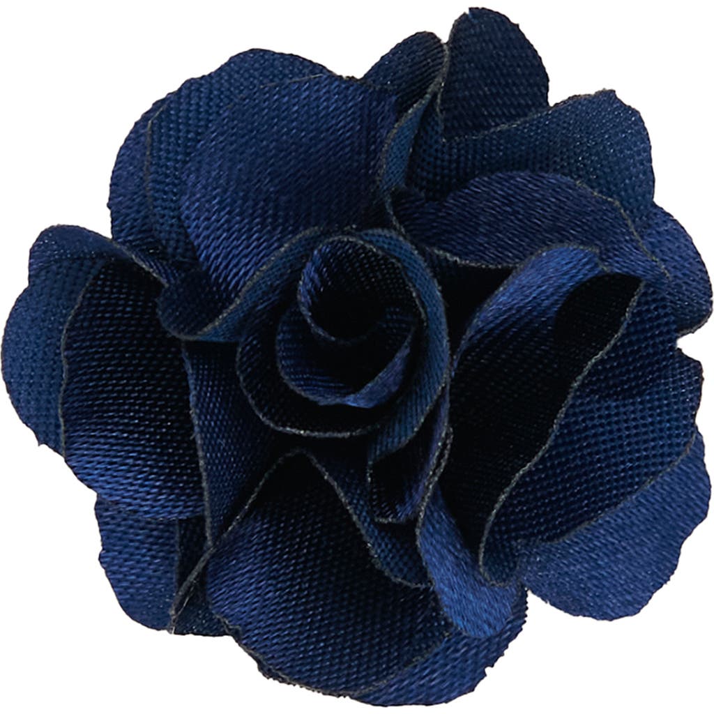 Brooklyn Brigade Men's Flower Lapel Pin in Navy  product