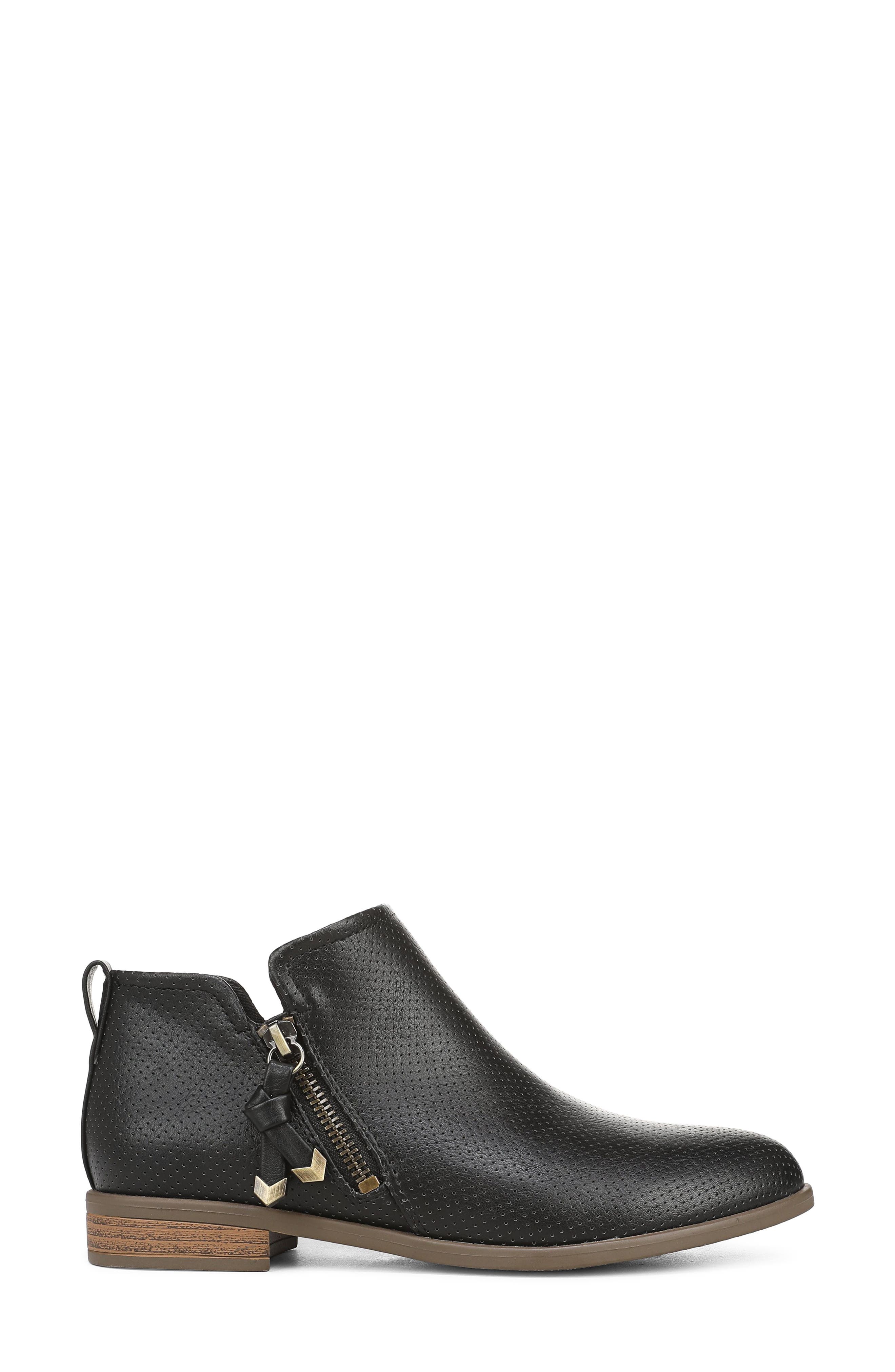 Reverie Faux Leather Bootie, Alternate, color, BLACK FAUX LEATHER