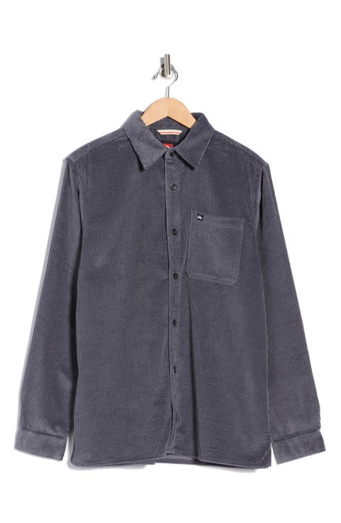 Bubble Cotton Corduroy Shirt Jacket