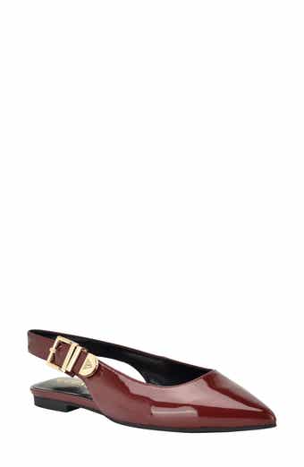 GUESS Elirra Faux Leather Slingback Flat