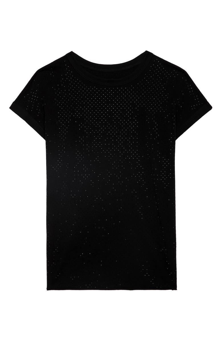 Zadig & Voltaire Cecilia Diamanté T-Shirt, Alternate, color, 
