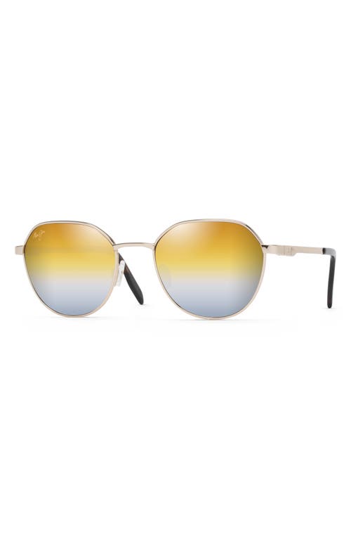 Maui Jim Hukilau 52mm Polarized Gradient Square Sunglasses