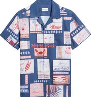 MAVRANS Match Box Graphic Camp Shirt