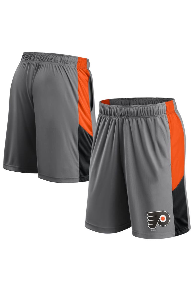 FANATICS Men's Fanatics Branded Gray Philadelphia Flyers Primary Logo ...