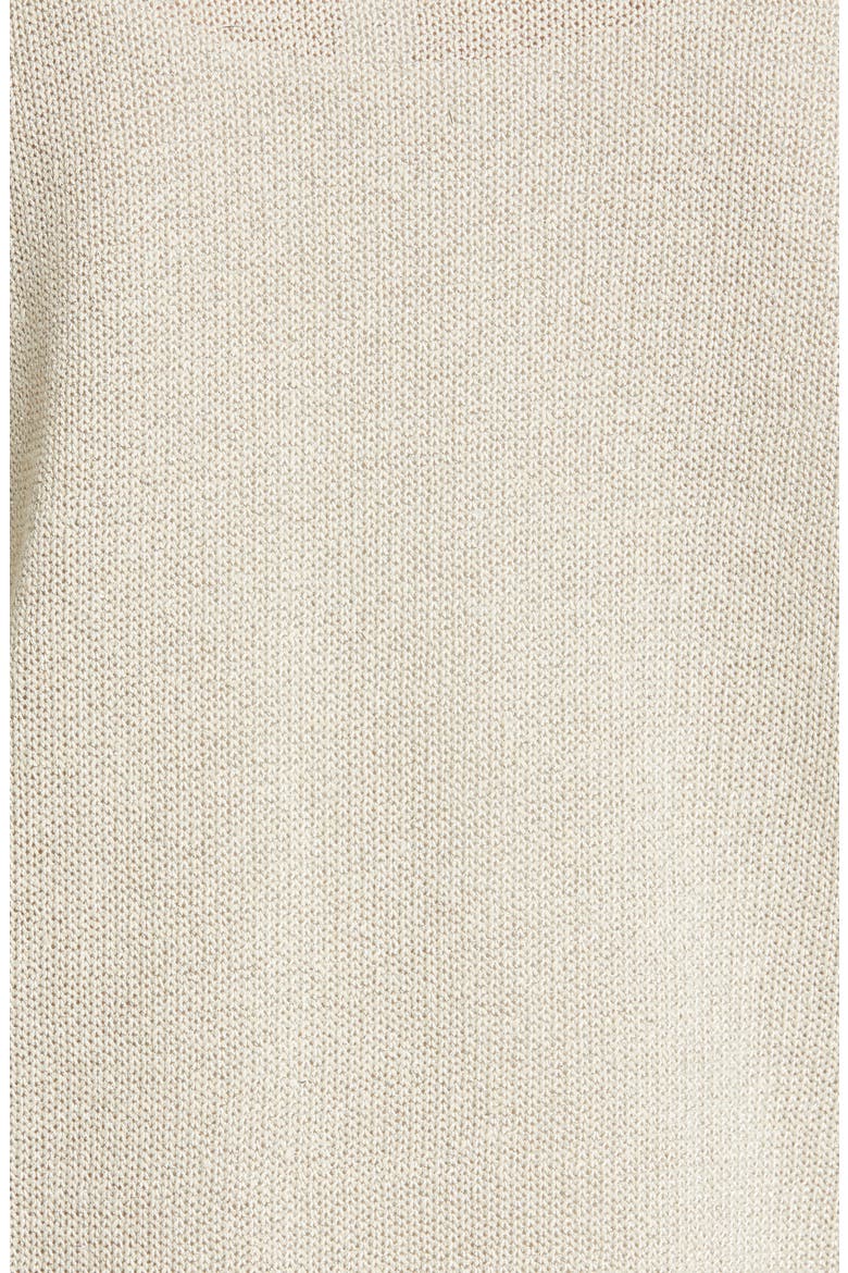 Funnel Neck Cotton Blend Boxy Sweater, Alternate, color, DOVE