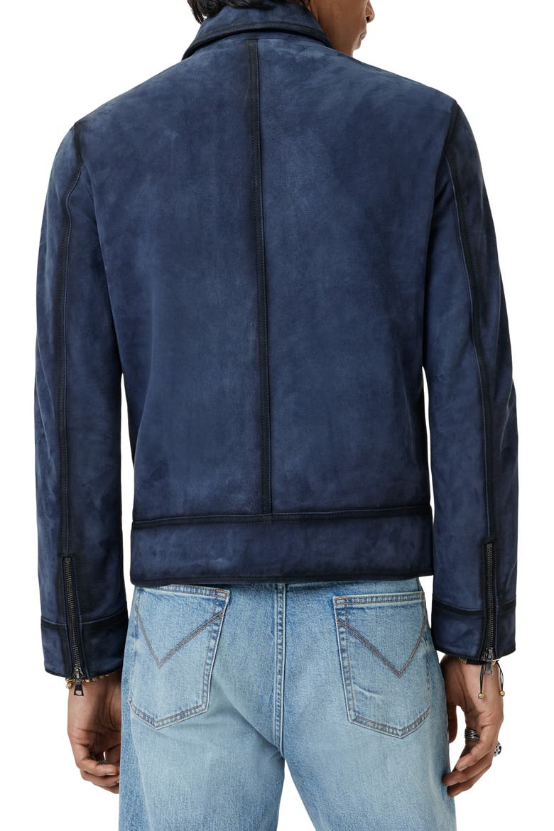 Benjamin Suede Jacket, Alternate, color, LAKE BLUE