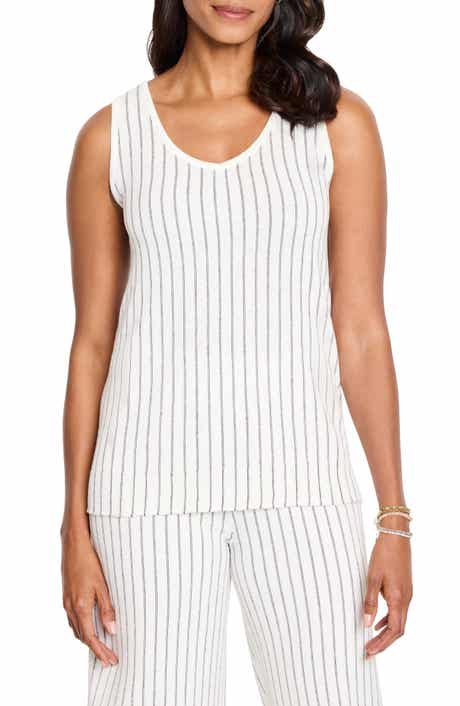 NIC+ZOE Destination Stripe Sweater Tank