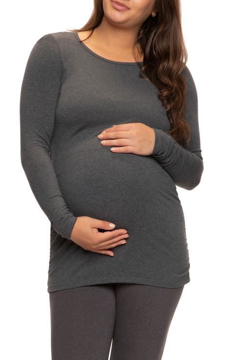 Stretch Cotton & Modal Maternity T-Shirt