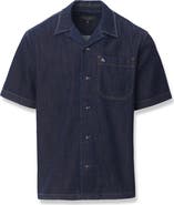 rag & bone Resort Short Sleeve Denim Button-Up Shirt