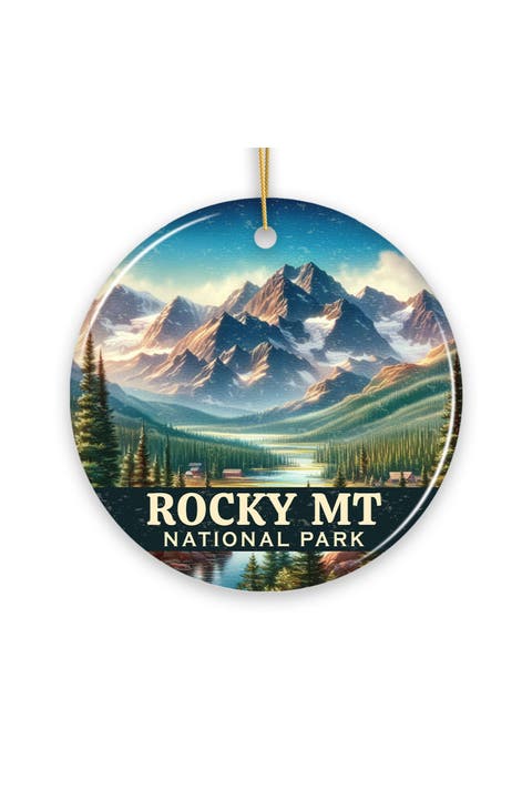 Rocky Mountain National Park Alpine Scenery Ornament