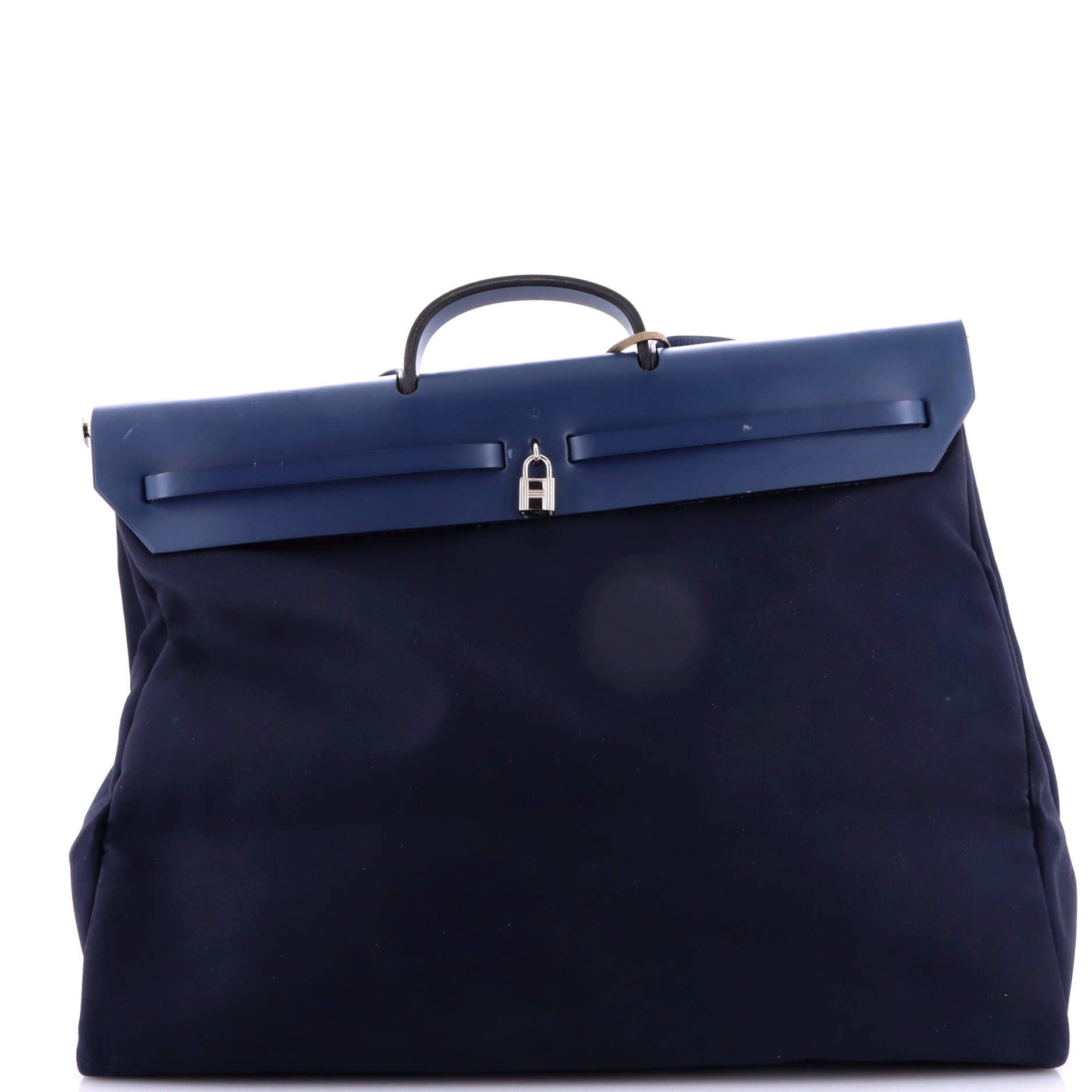 Herbag Cabine Toile and Leather, Alternate, color, Indigo