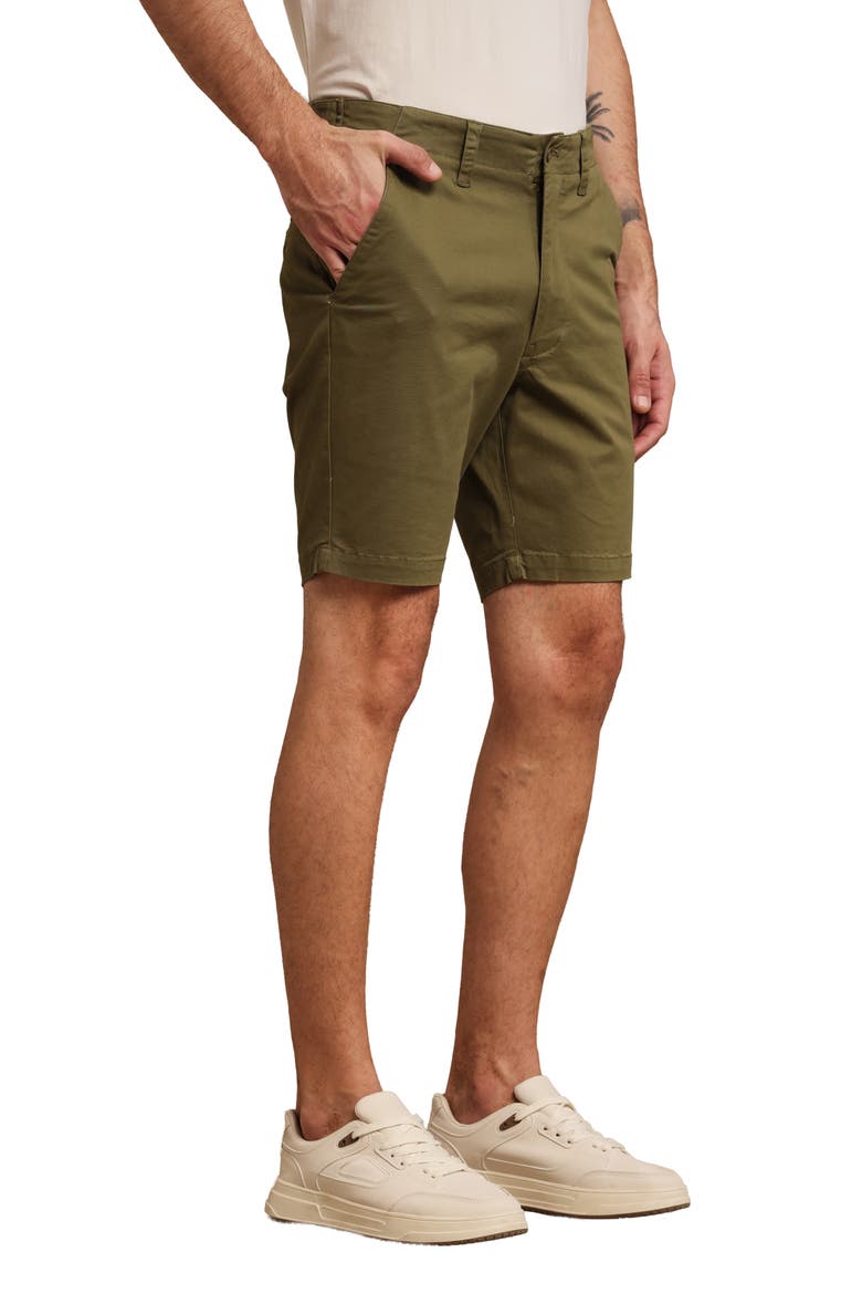 Men's Stretch Cotton Chino Short, Alternate, color, Olive