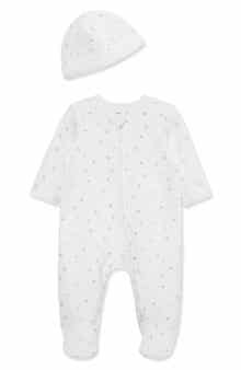 Kids' Stars Quilted Footie & Beanie Set
