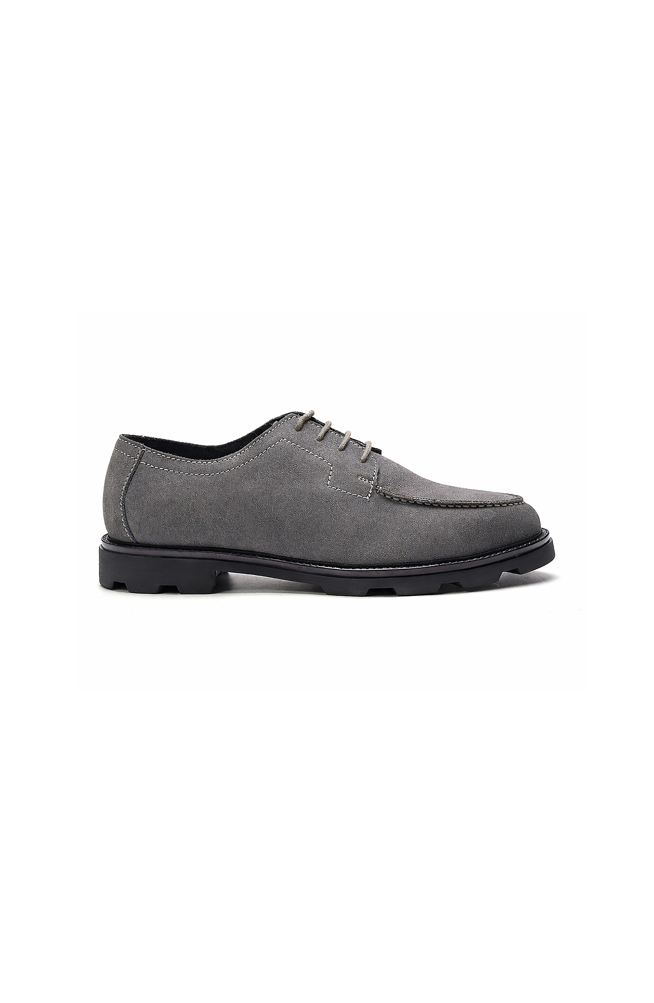 A. Veer Dalton Moc Derby, Alternate, color, Grey Leather