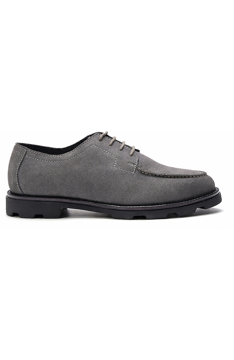 A. Veer Dalton Moc Derby, Alternate, color, Grey Leather