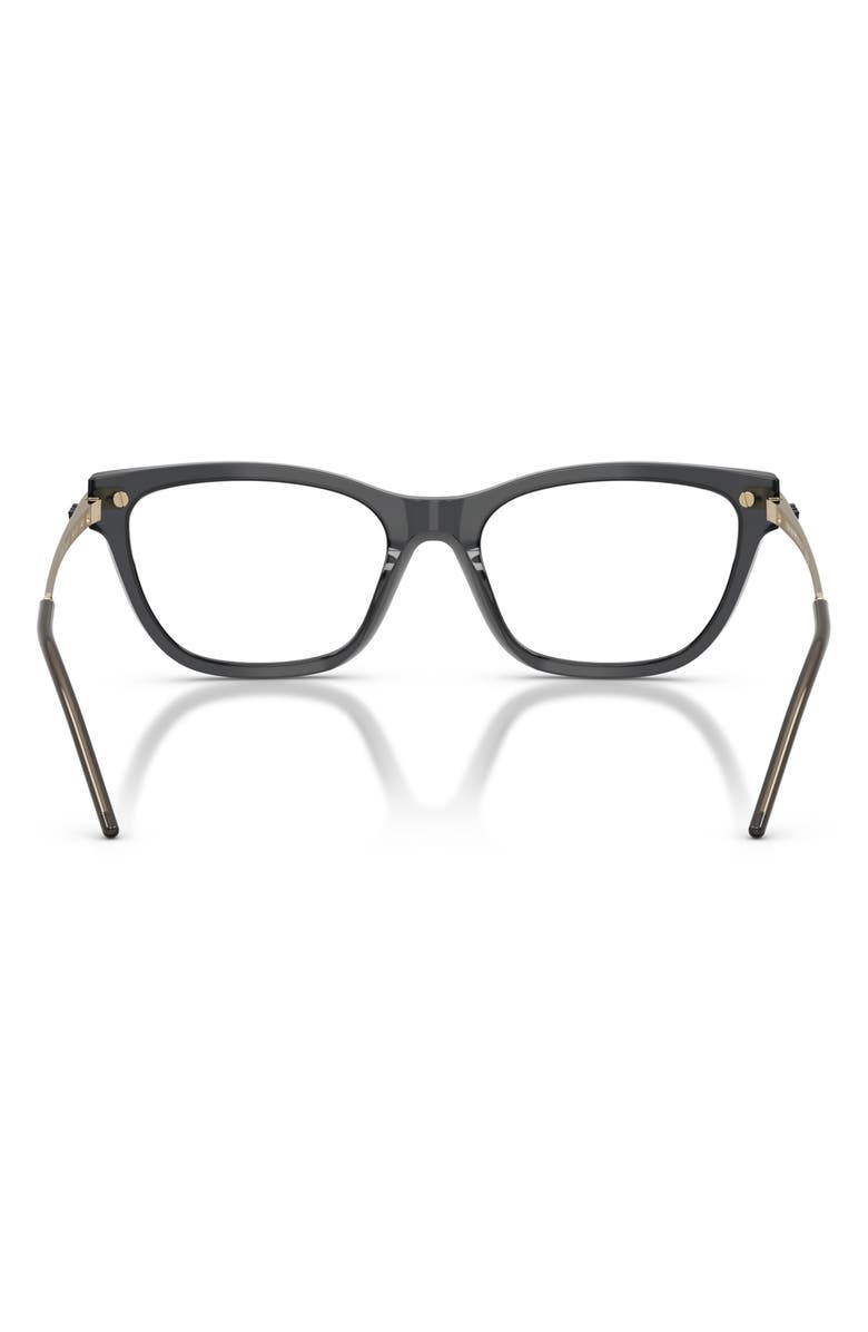 Emporio Armani 54mm Cat Eye Optical Glasses, Alternate, color,