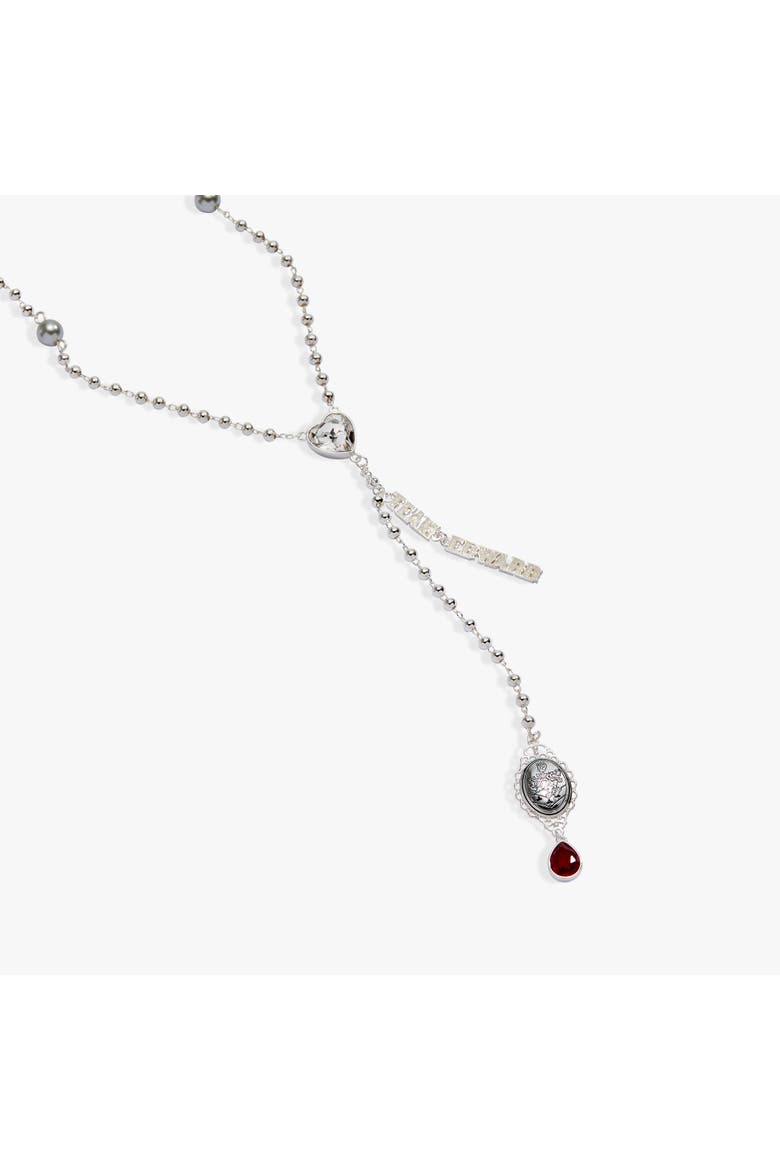 The Twilight Saga Edward Lariat Necklace, Alternate, color, Silver