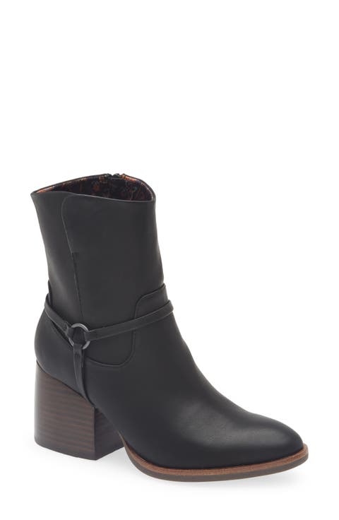 Selena Block Heel Harness Boot (Women)