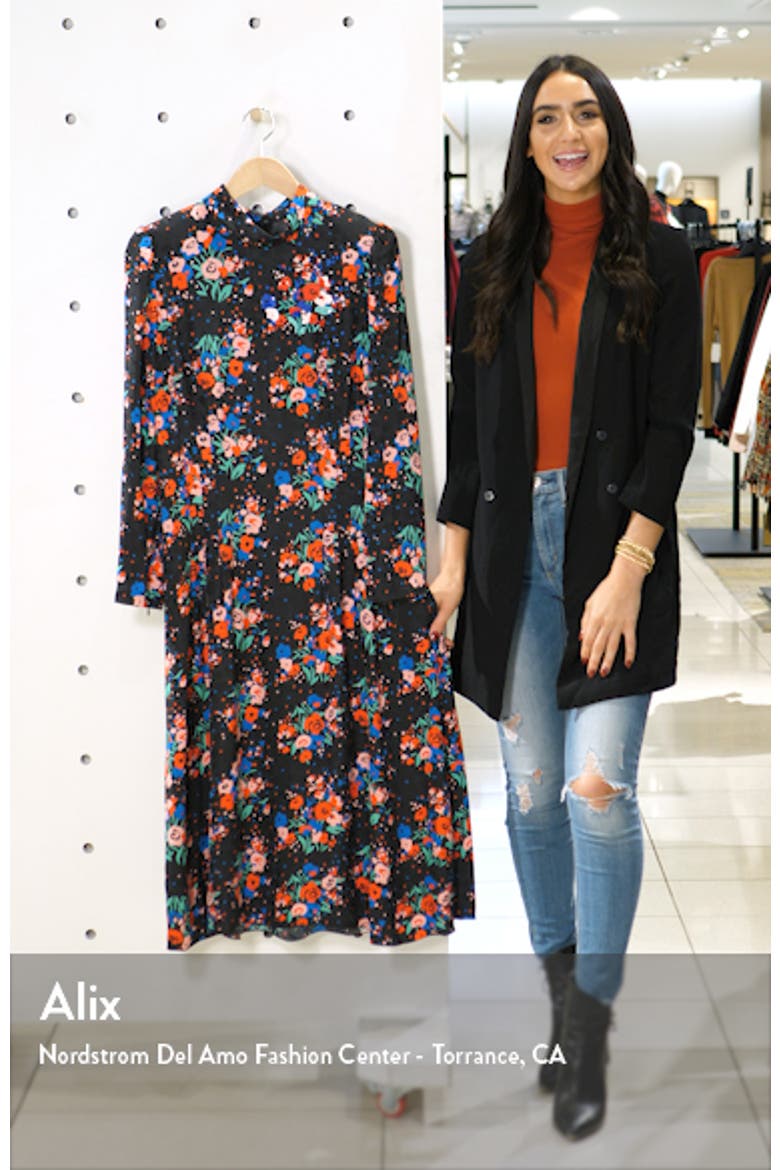 The 40s Long Sleeve Midi Dress video