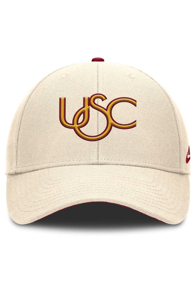 Men's Nike Natural USC Trojans Rise Legacy Adjustable Hat, Alternate, color, Natural