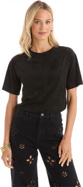 The Noli Shop Naya Suede T-Shirt