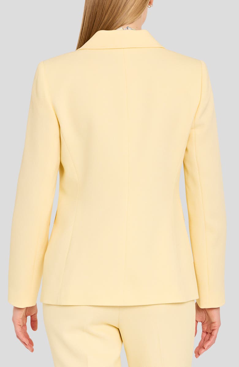 Tahari ASL One-Button Blazer, Alternate, color, Buttercup