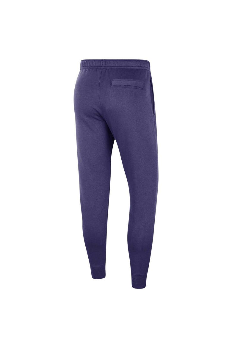 Men's Nike Purple Clemson Tigers Club Fleece Pants, Alternate, color, Purple