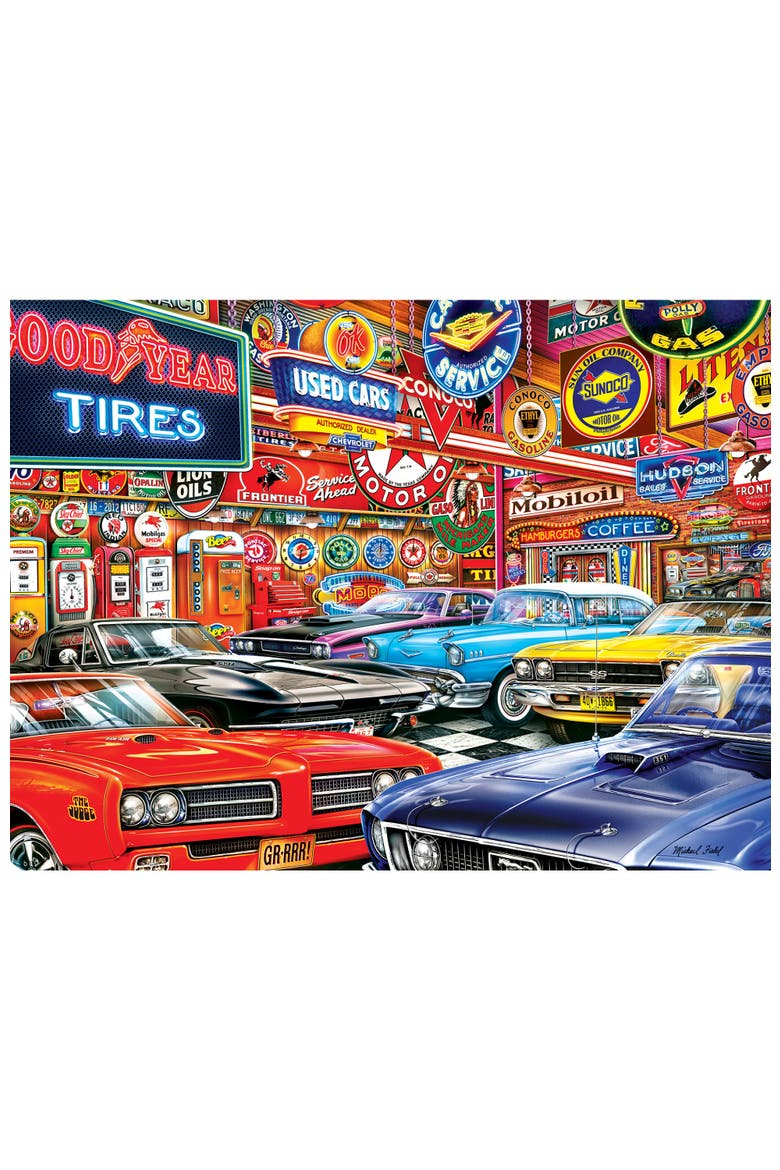 300 Piece EZ Grip Jigsaw Puzzle for Adults - Gas, Grit & Glory - 18"x24", Alternate, color, Multicolor
