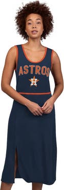 G-III 4HER BY CARL BANKS Women's G-III 4Her by Carl Banks Navy Houston Astros Center Field Maxi Dress