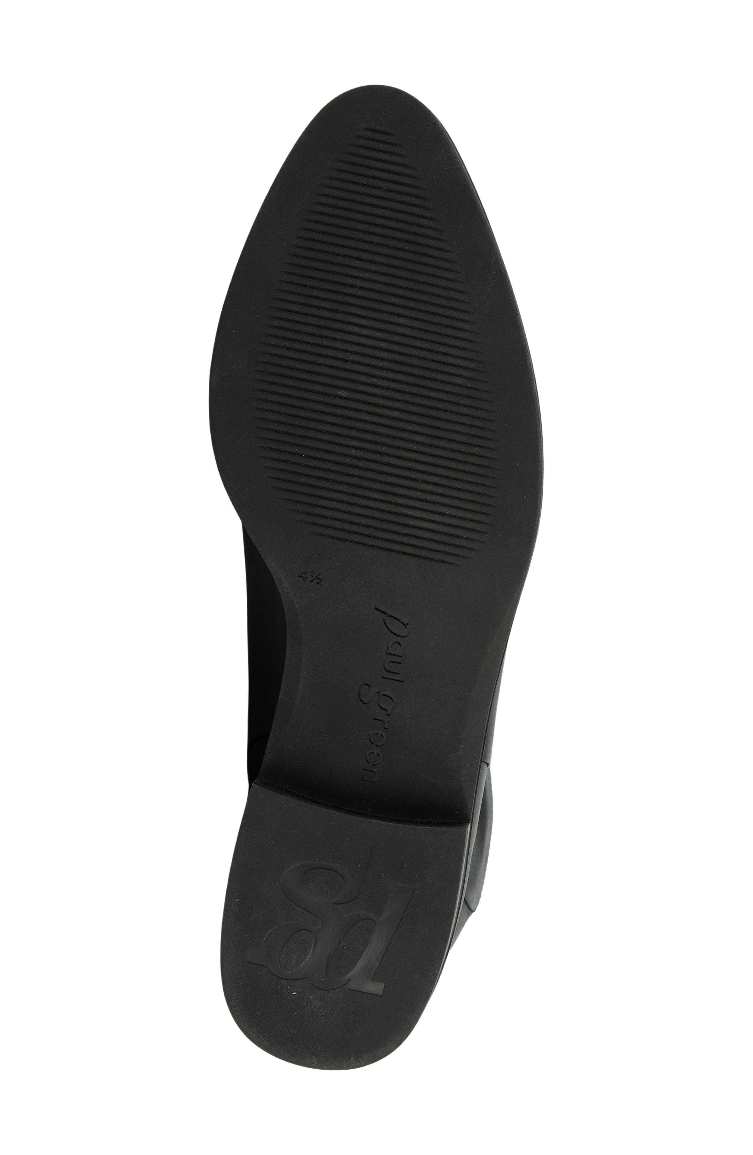 Flair Bootie, Alternate, color, BLACK SILKY LEATHER