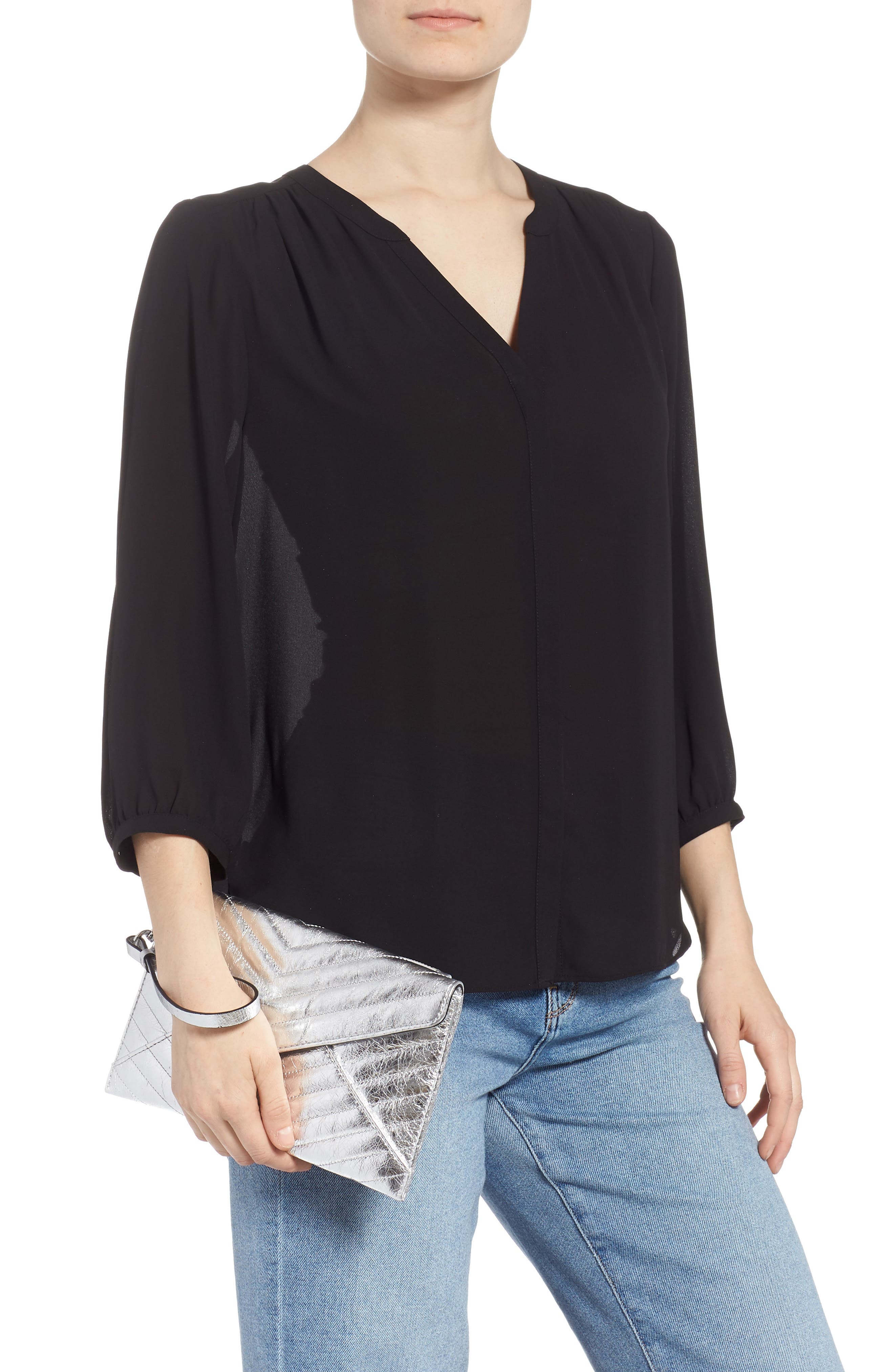 Rebecca Minkoff Leo Quilted Leather Clutch, Alternate, color, 