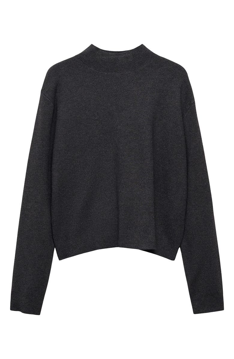 MANGO Mock Neck Sweater, Alternate, color, 