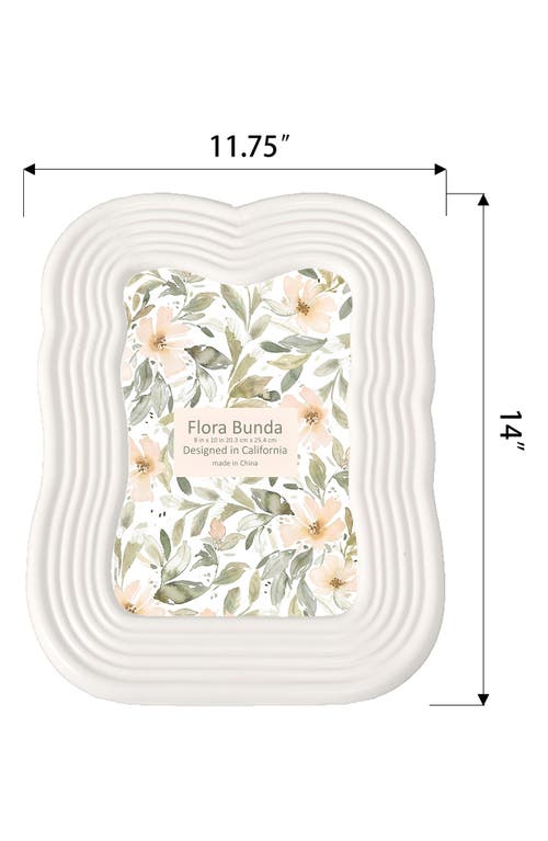 Flora Bunda Curves Ceramic Picture Frame
