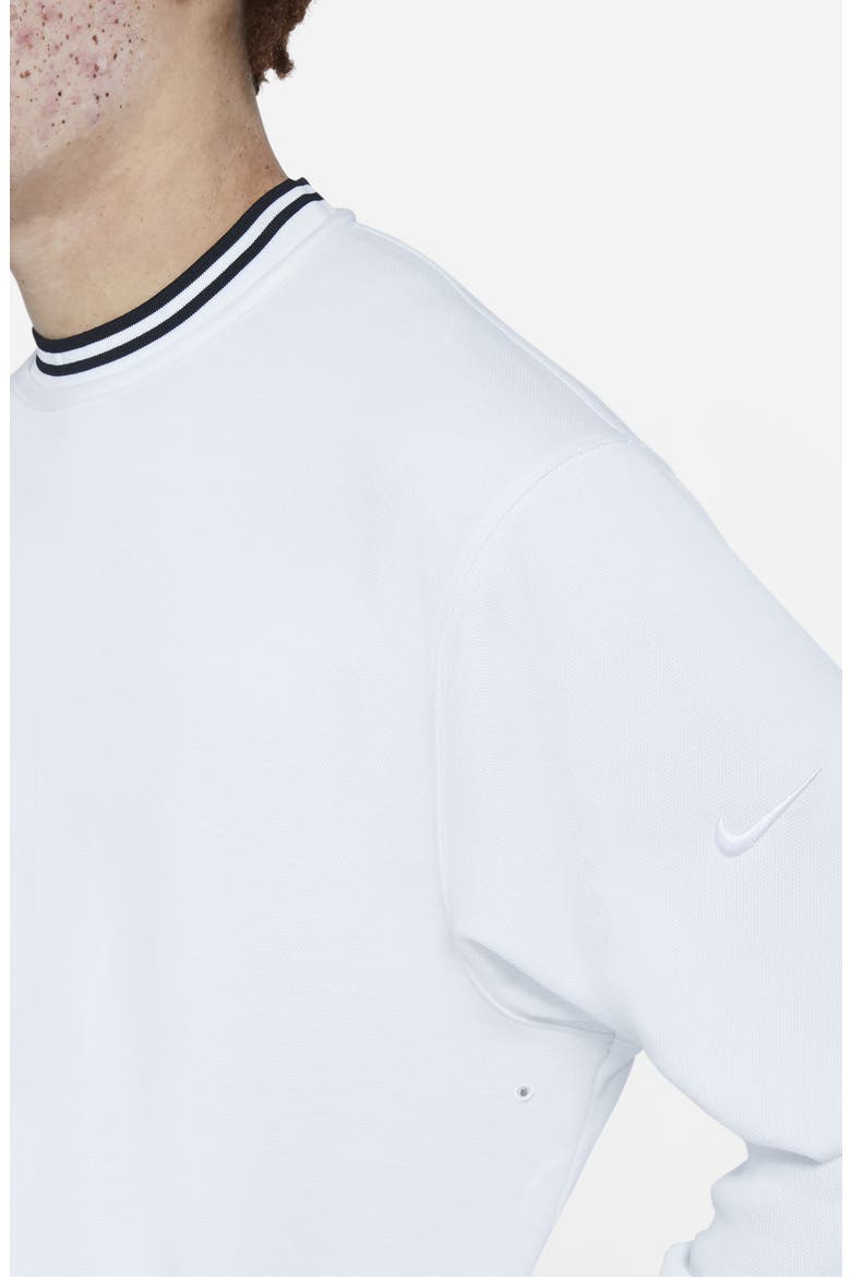 Nike Dri-FIT Long Sleeve T-Shirt, Alternate, color, SUMMIT WHITE/ BLACK