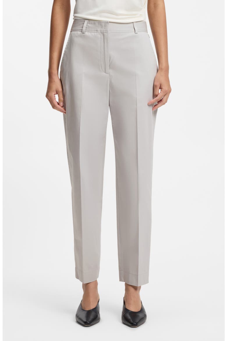 Tecarino2 Flat Front Ankle Pants, Main, color, GREY